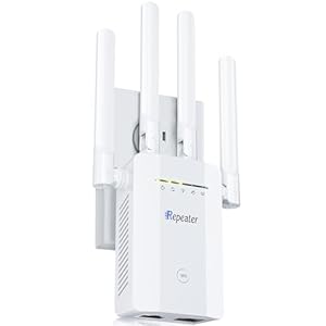 2025 New WiFi Extender Signal Booster, Long Range Wireless Internet Repeater for Home, WiFi Repeater Wireless Routers Signal Amplifier with Ethernet Port, Mesh WiFi 10X Faster Access Point, Easy Setup
