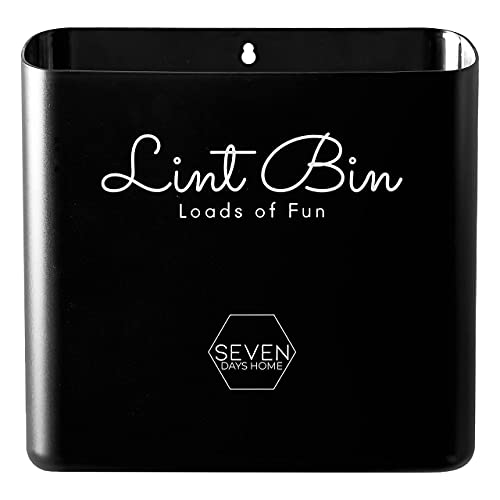 Magnetic Lint Bin For Laundry Room Decor and Accessories Laundry Room Organization And Storage For Washer Dryer Large Lint Bins Trash Can Basket Container Farmhouse Home Decor Organizer Decorations
