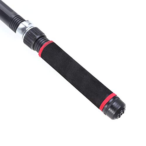 LIOOBO 1,8 metros vara de pesca universal de fibra de carbono vara de pesca telescópica marcha pesca