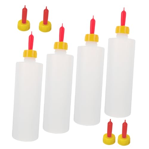 iplusmile Biberones para Corderos con Chupete Botella de Alimentación para Terneros y Cabras Material PVC Duradero Suaves para y Doméstico