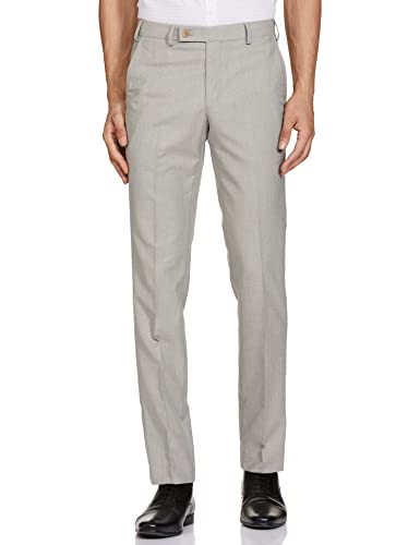 Image of PARK AVENUE Men Men's PLEATLESS Smart FIT Medium Fawn Formal Trouser
