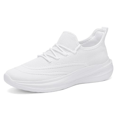 Image of VAMJAM Men's Running Shoes Slip On Walking Shoes Non Slip Lightweight Workout Breathable Gym Sneakers Fashion Mesh Sneakers
