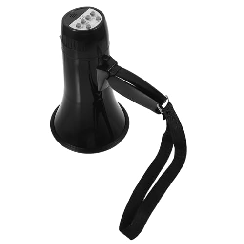 HOMOBABE 大音量ポータブル拡声器 手持ち スポーツ応援 集会用バッテリー式 軽量携帯型 雄牛ホーンスピーカー