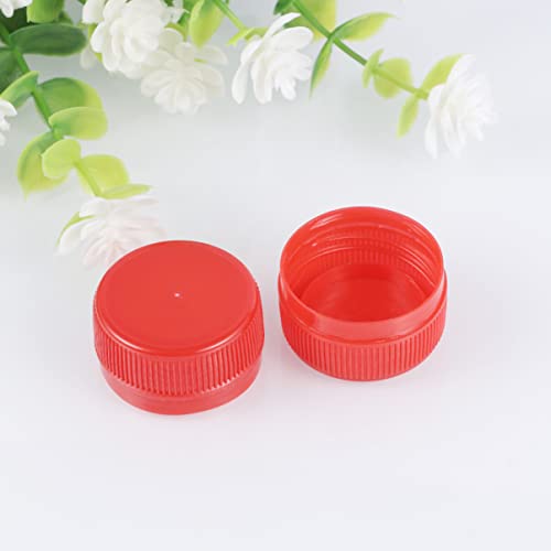 Image of Healifty Decor Plastic, 100pcs 30mm Bottles Lids, Container Lids for DIY Craft Development of Childrens Intelligence Puzzle