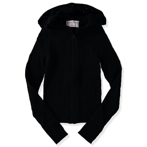 Jolie & Joy Full Circle Girls 7-16 Long Sleeve Cable Knit Zip Front Hooded Sweater