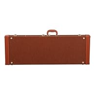 Lockable wood hard case with plush lined interior that includes extra neck and bridge padding Sturdy chrome latches and bumpers on bottom and sides of case for added protection and stability Comfortable molded handle Large interior storage compartmen...