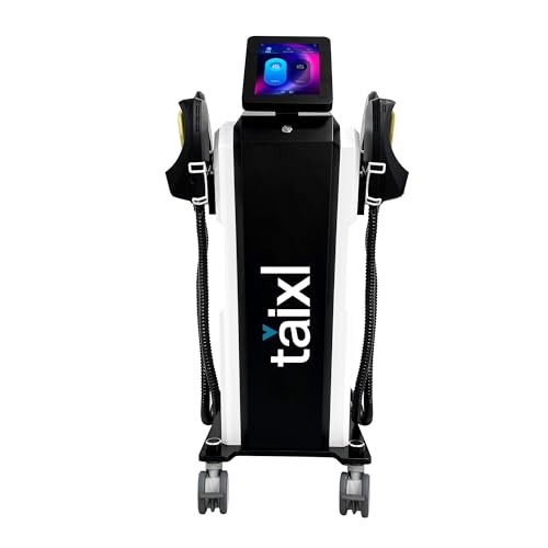 EMS Magnetoterapia para Eliminar Grasa Rápido Electroestimuladores Taixl Máquina de Esculpir Cuerpo y Pérdida de Peso con 4 Mangos – Modelado Eficaz