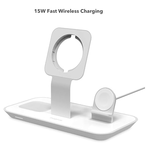 Mophie 3-in-1 Wireless Charging Stand (MagSafe iPhone + Watch + AirPods, 15W) — view 8