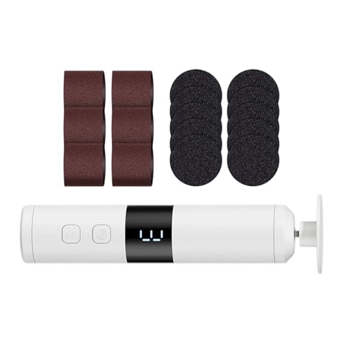 eléctrica de pies – Recargable Safe 3 niveles de eliminación de piel dura – Máquina eléctrica pulidora de pies – para dormitorio, vacaciones, viajes, viajes por carretera