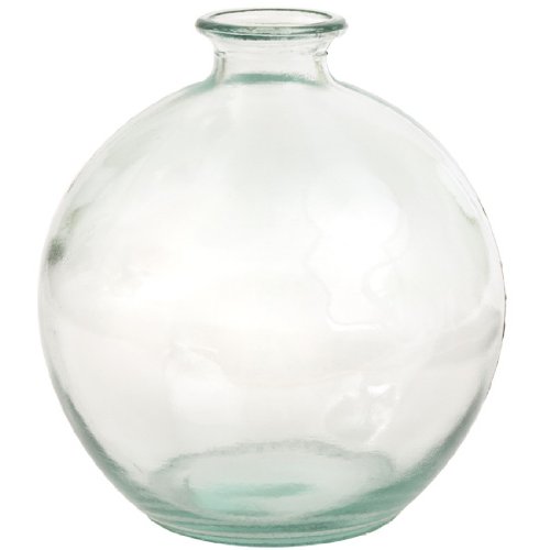 Couronne Recycled Glass Vase (6.75 Inches Tall)
