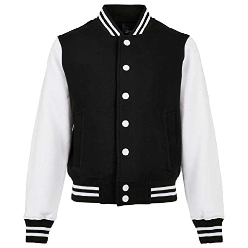Build Your Brand Unisex Kinder Organic Kids Sweat College Jacket Jacke,...