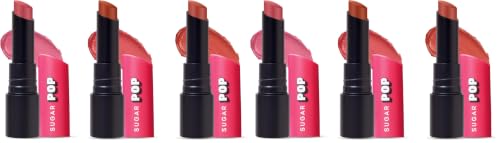Image of SUGAR POP Ultrastay Transferproof Pack Of 6 - Nude | Shades Enriched With Vitamin E | Matte Smooth Glide | Waterproof | Longlasting