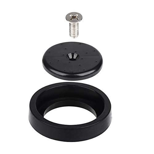 KWODE Pre-Rinse Spray Valve Repair Kit for All Commercial Sink Sprayer Spray Face Bumper and Screw Repair Part Black