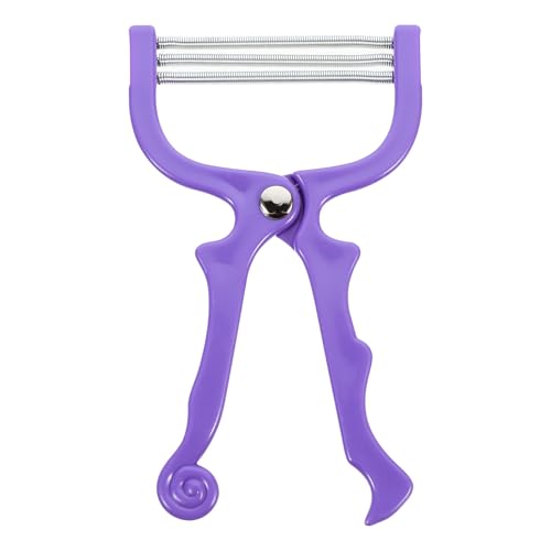 JOYOFREELY Depiladora Facial Manual Color Aleatorio de Abs Púrpura para Eliminar Vello sin Productos Químicos, Adecuado para Uso y Cuidado Personal