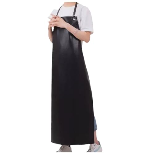 JTZYM Tablier Professionnel en PVC Imperméable et Résistant aux Taches, Réglable et Robuste, Idéal pour Cuisine, Grillades, Vaisselle et Boucherie