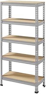 Yaheetech Heavy Duty 5-Shelf Shelving Storage Unit, Metal Shelf Storage Rack Shelving Units