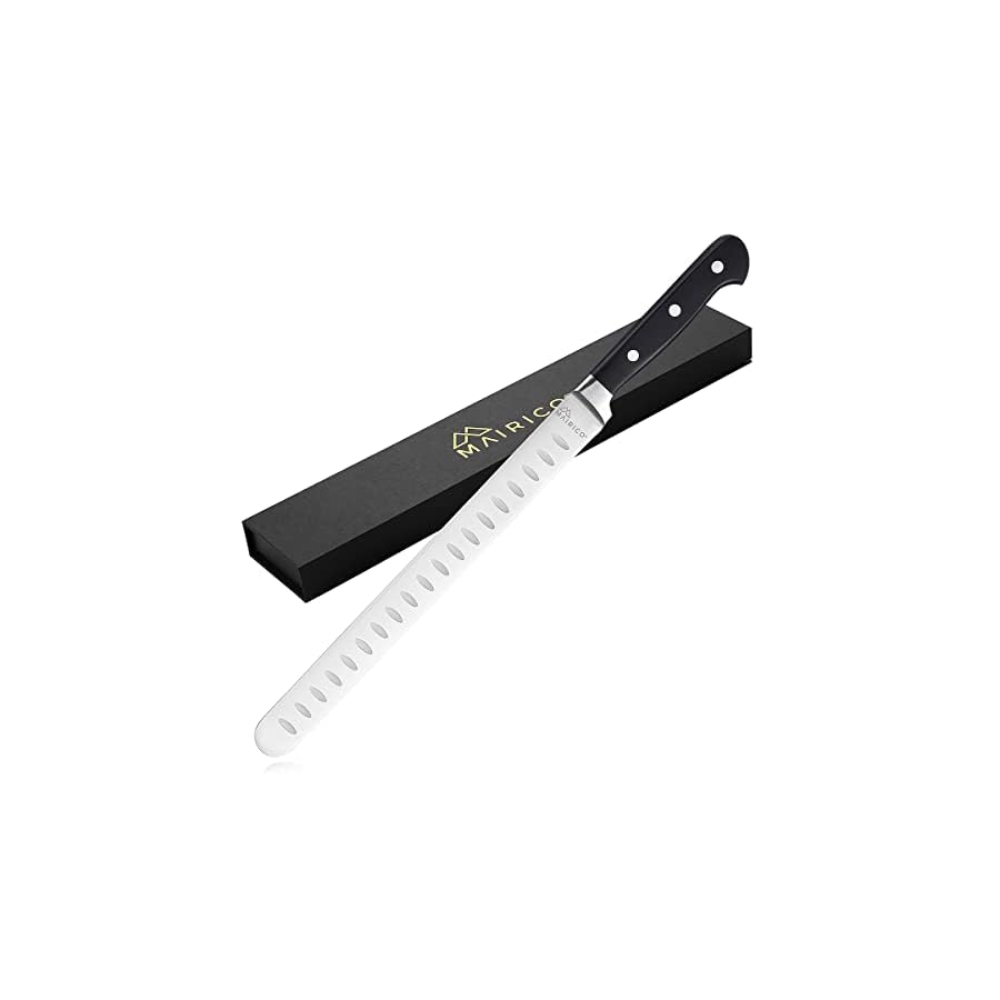MAIRICO-Ultra-Sharp-Premium-11-inch-Stainless-Steel-Carving-Knife-Ergonomic-Design-Best-for-Slicing-Roasts-Meats-Fruits-and-Vegetables MAIRICO Brisket Slicing Knife - Ultra Sharp Premium 11-inch Stainless Steel Carving Knife for Slicing Roasts, Meats, Fruits and Vegetables