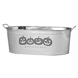 Let's Make Memories Personalized Beverage Tub - Halloween Party DΓ©cor - Trick or Treat Candy Bowl - Pumpkin