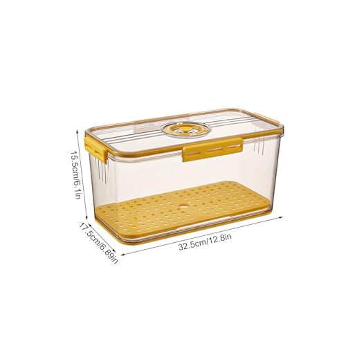 Contenedor de pan con válvula de aire y registro de tiempo para cocina 6