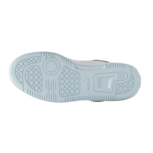PUMA Puma Women's Rebound Layup Mid Shoes, White-Frosted Dew-Black, 7.5