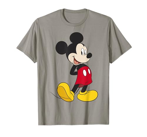 Mickey And Friends Mouse Traditional Portrait Maglietta