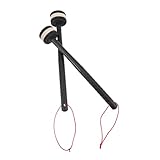  BESTonZON 2 Paires Pièces De Batterie Pilons Maillet De Grosse Caisse Instrument De Carillon Maillet De Souple Instrument à Percussion Basse Poignée En Caoutchouc