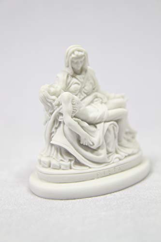 Estatua religiosa Pieta Michelangelo 3 pulgadas miniatura 2