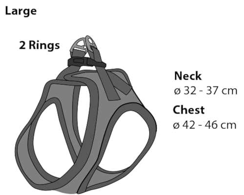 Hundegeschirr - hundegeschirr mittelgroße Hunde - L - Flamingo Harness Step&Go Bento Kaki