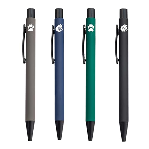 Idée cadeau loup nerd : lot de 4 stylos InnoBeta pour collectionneur