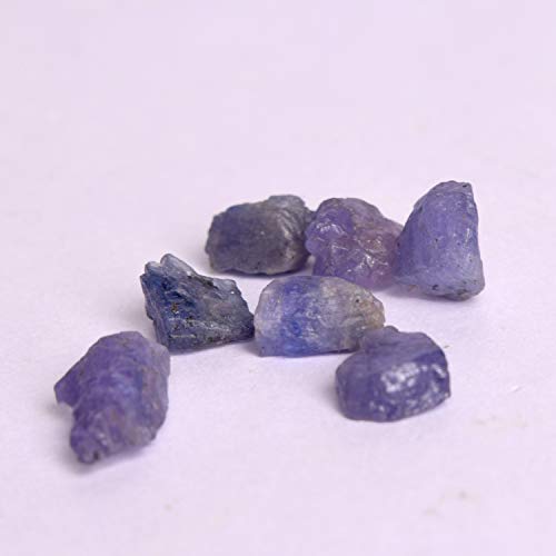 Tanzanite Gems Lot of 8 Pcs Rough Raw Healing Crystals Stones 25.50 Ct Blue Color Tanzanite Crystals Wicca & Reiki Crystals Healing3