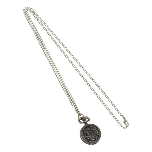 VALICLUD Reloj De Bolsillo Vintage con Diseño Hueco Clásico Cuarzo Delicado y Cadena Larga Collar Elegante para Hombre y Mujer Regalo Retro Funcional