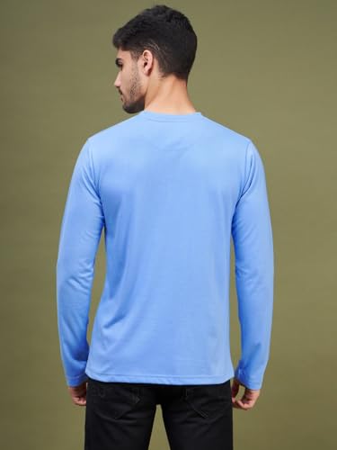 Image of INKKR Men's Solid Plain V-Neck T-Shirt