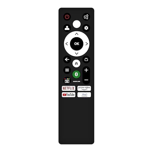 Image of Compatible with Panasonic Smart TV Remote | Non-Voice Replacement Remote | Netflix Prime Video YouTube & Hotstar Hotkeys | for LCD LED OLED QLED UHD 4K Android TVs