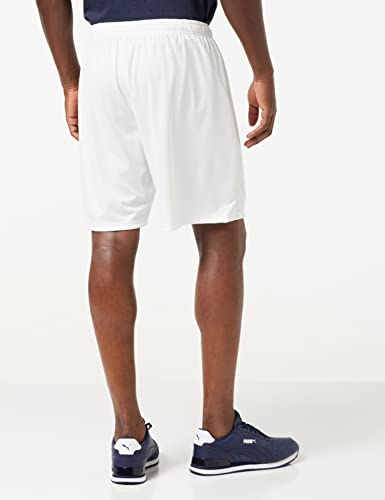 Puma Mens Liga Core Shorts, White/Black, Small Us #TOP3