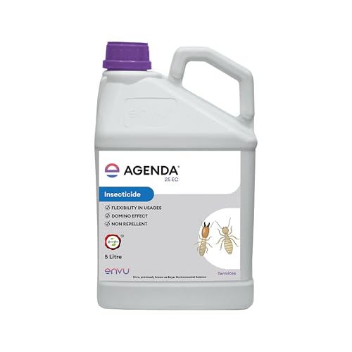 AGENDA - For Termite Control (Pre And Post-Construction) - 5 Litres | Fast And Long Lasting Action | Mix Only With Water | Domino Effect Resulting In Colony Elimination
