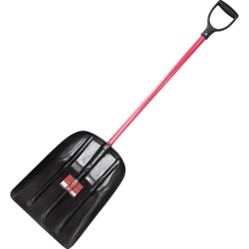 Bully Tools Snow Mulch Scoop Shovel Fiberglass D-Grip, Made in USA