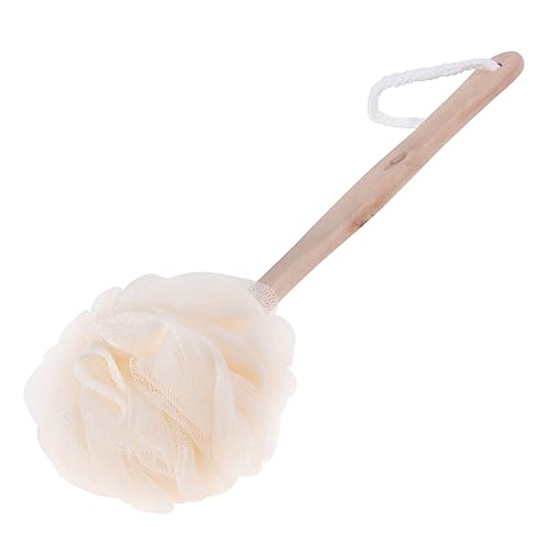 PartyKindom Bath Sponge Brush Long Handle Exfoliating Loofah Scrubber Mesh Shower Bath Brush for Men Women for Back and Feet Cleaning Removes Dead Skin