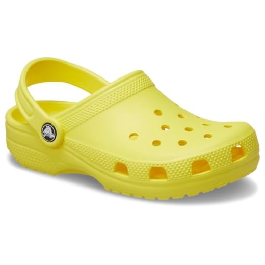 Crocs Classic Clog T, Zuecos Unisex niños, Cyber Yellow, 25/26 EU