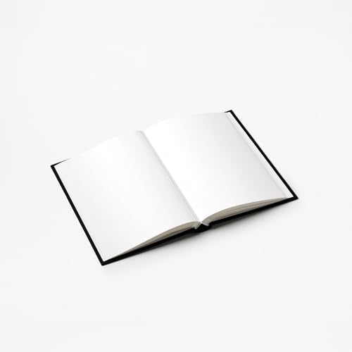 Álbum de fotos PrintWorks Life, negro — Álbum tapa dura minimalista de 80 páginas con cubierta de tela y encuadernación metálica, papel negro sin ácido certificado FSC miniatura 2
