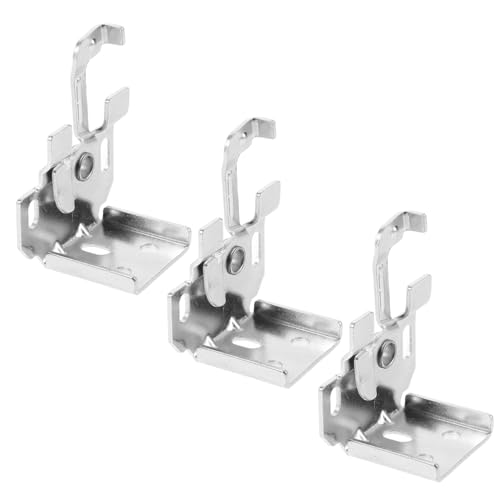 Amosfun 3pcs Roller Blind Brackets Replacement Clip Blinds Fittings Window Safety Clips Curtain Fixing Parts for Office Living Bedroom
