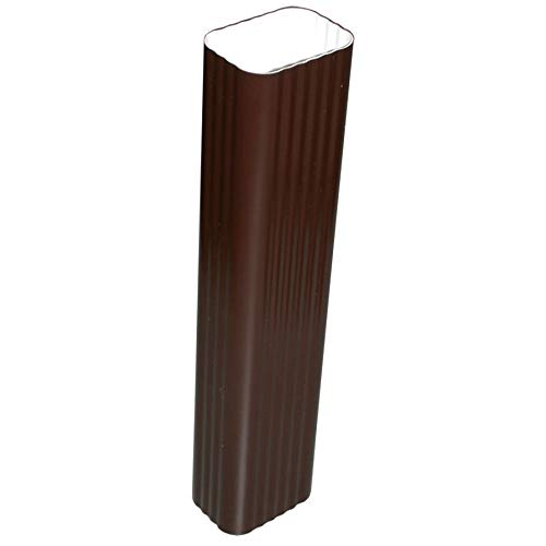 Amerimax Home Products 2 in. x 3 in. Brown Vinyl Downspout