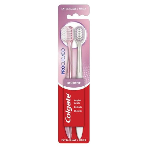 Colgate Escova de Dentes Pro Care Sensitive com Cerdas Extra Macias 2 unidades