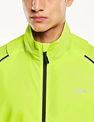 Tsla MET12 Men'S Cycling Jacket With Removable Sleeves, Reflective Vest Windbreaker, Lightweight Waterproof Running Jackets thumb #4