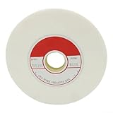 UrbanHui Polierscheibe, 150 mm, Körnung 80, Chromkorund, entworfen für Präzisionswerkzeug-Schleifanwendungen (weiß)