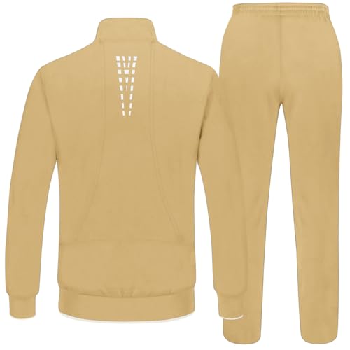 Image of TBMPOY Men's Tracksuit Athletic Sports Casual Full Zip Sweatsuit