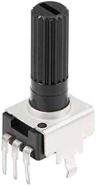 uxcell Carbon Film Potentiometer 10K Ohm Variable Resistors Single Turn ...