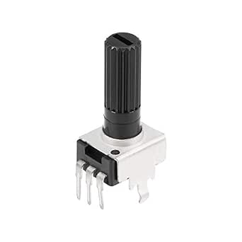uxcell Carbon Film Potentiometer 10K Ohm Variable Resistors Single Turn ...