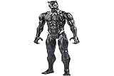 FIGURA DE PANTERA NEGRA DE 30 CM: Imagina al heroico rey de Wakanda con esta figura de Pantera Negra, que mide 30 cm, inspirada en el clásico diseño del personaje del Universo Marvel