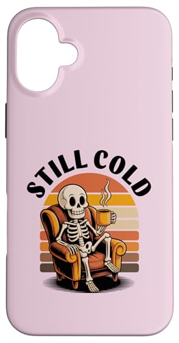Funny Skeleton Coffee Lover Morning Cafe Mood �X�}�z�P�[�X iPhone 16 Plus �p