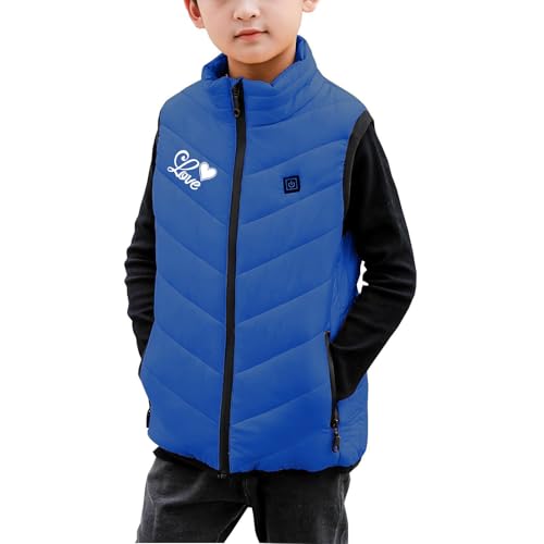Heated Vest Boys Girls Children Heating Gilet USB Rechargeable Heated Body Warmer 3 Adjustable Temperature Waistcoat4